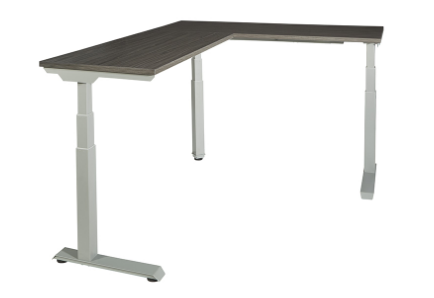 Ascend Height Adjustable L Shape Table - 3 Stage 33.619850, -177.680500
