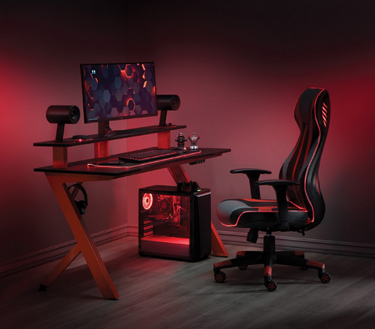 Area 51 Battle Station Gaming Desk. Office Furniture located in Mission Viejo, Orange County, CA 33.619850, -177.680500