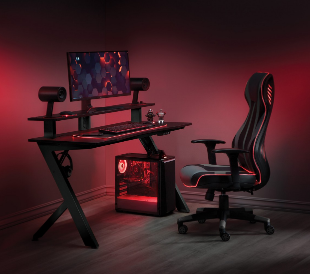 Area 51 Battle Station Gaming Desk. Office Furniture located in Mission Viejo, Orange County, CA 33.619850, -177.680500