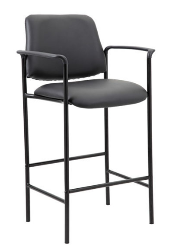 Contemporary Counter Stool In Black Caressoft. Office Furniture located in Mission Viejo, Orange County, CA 33.619850, -177.680500