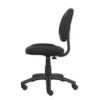 Boss Perfect Posture Deluxe Office Task Chair without Arms, Black