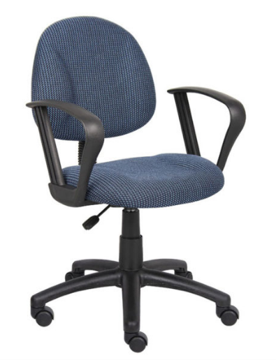 Boss deluxe posture chair with adjustable arms 2025