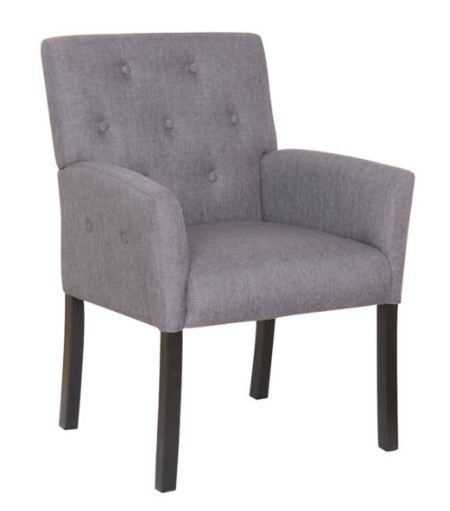 Boss Box Arm guest, accent or dining chair W/Black Base