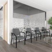 Boss Chair Mid Back Guest Chair, 300 lb capacity, Antimicrobial Vinyl