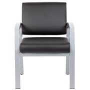 Boss Conrad Antimicrobial Guest/Reception Chair, Black