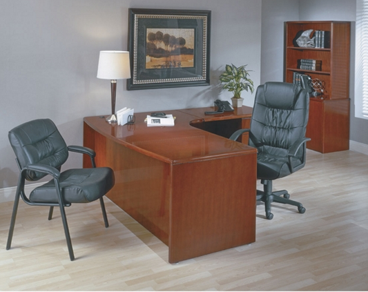 Sonoma Bow Front L Shape Desk. Office Furniture located in Mission Viejo, Orange County, CA 33.619850, -177.680500