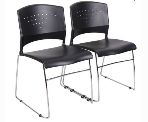 Black Stack Chair. Office Furniture located in Mission Viejo, Orange County, CA 33.619850, -177.680500