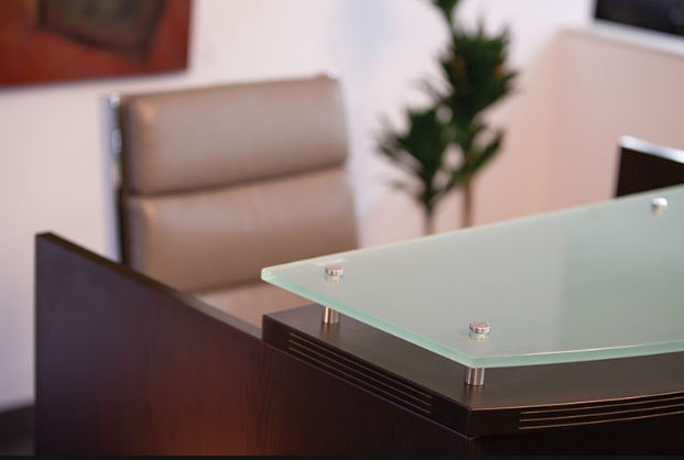 Kenwood Reception Desk with 2 Pedestals. Office Furniture located in Mission Viejo, Orange County, CA 33.619850, -177.680500