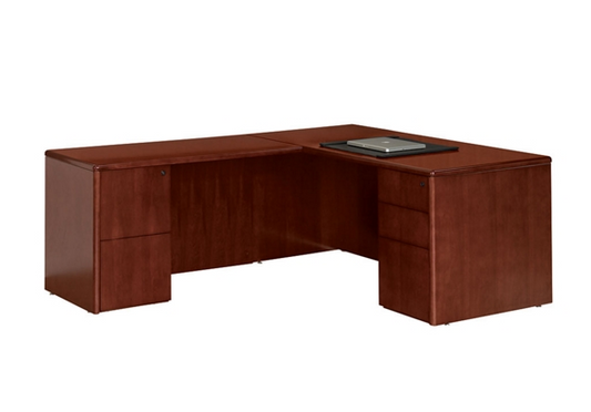 Sonoma L Shape Dark Cherry Desk. Office Furniture located in Mission Viejo, Orange County, CA 33.619850, -177.680500