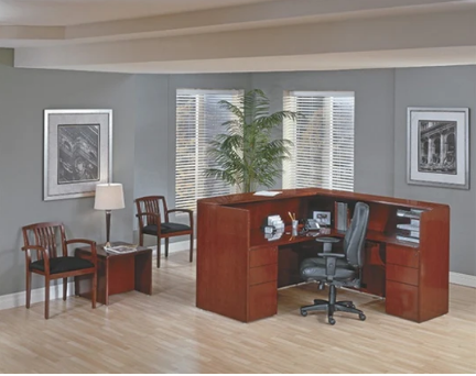 Sonoma Reception Desk. Office Furniture located in Mission Viejo, Orange County, CA 33.619850, -177.680500