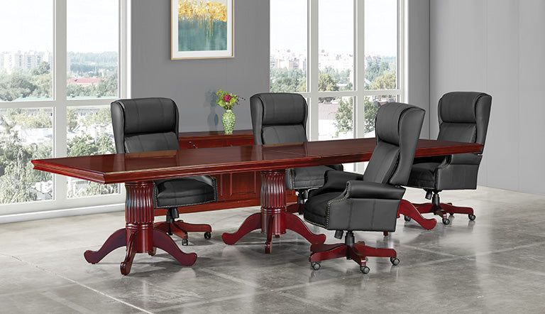 Townsend Rectangular Table w Queen Anne Base