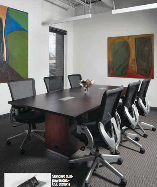 New Tuxedo Series 10 foot Rectangular Conference Table by Office Star