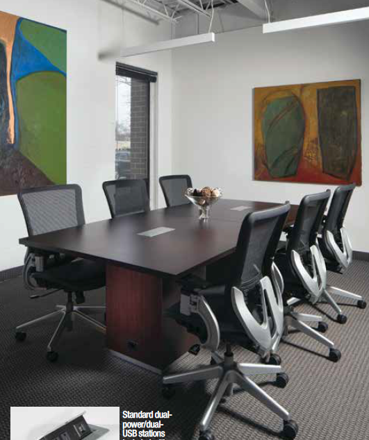 New Tuxedo Series 10' Rectangular Conference Table by Office Star