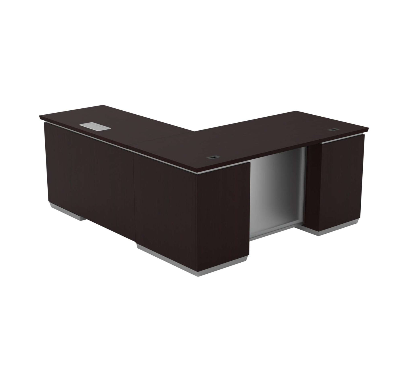 Tuxedo Series L-Shape Double Pedestal Desk. Office Furniture located in Mission Viejo, Orange County, CA 33.619850, -177.680500