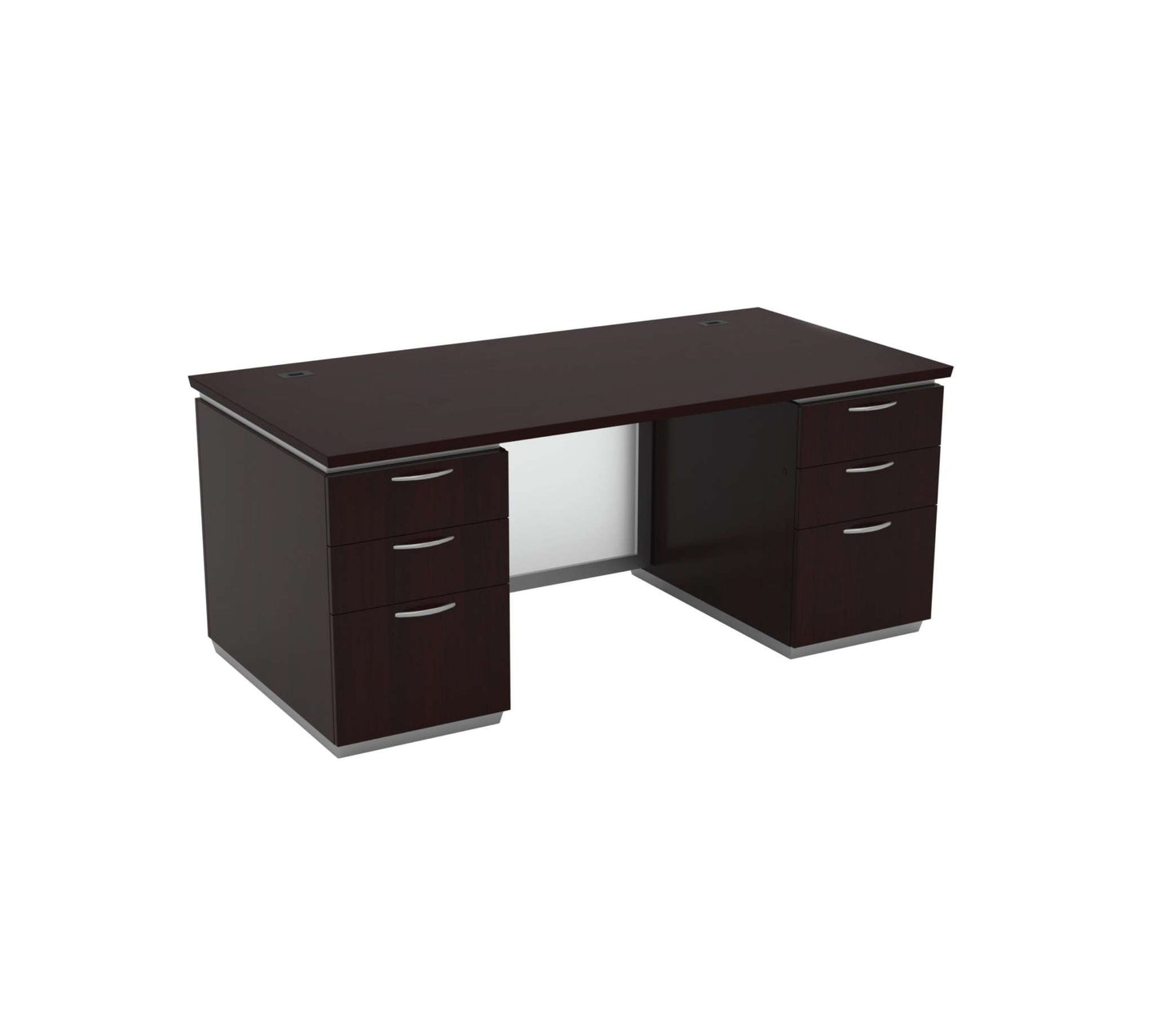 Tuxedo Series Double Pedestal Desk. Office Furniture located in Mission Viejo, Orange County, CA 33.619850, -177.680500