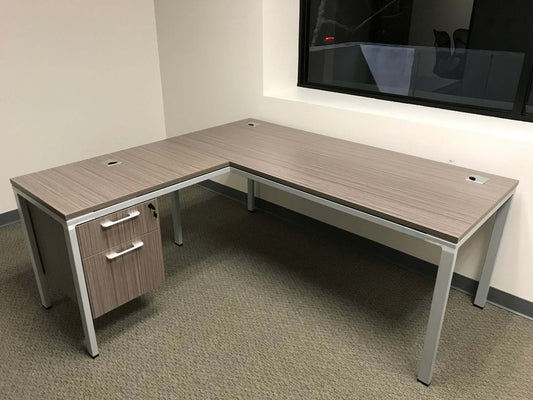 Driftwood Simple System L-Shape Desk. Office Furniture located in Mission Viejo, Orange County, CA 33.619850, -177.680500