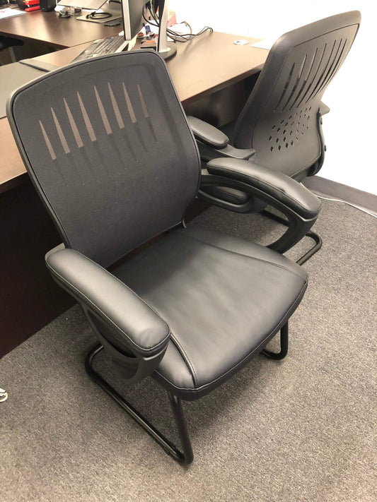 Black Mesh Back Designer Contour Guest Chair. Office Furniture located in Mission Viejo, Orange County, CA 33.619850, -177.680500