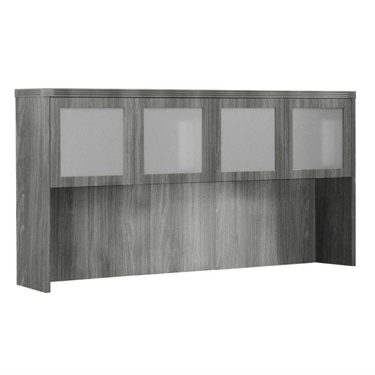 Napa 72" hutch with wood-glass doors. Office Furniture located in Mission Viejo, Orange County, CA 33.619850, -177.680500