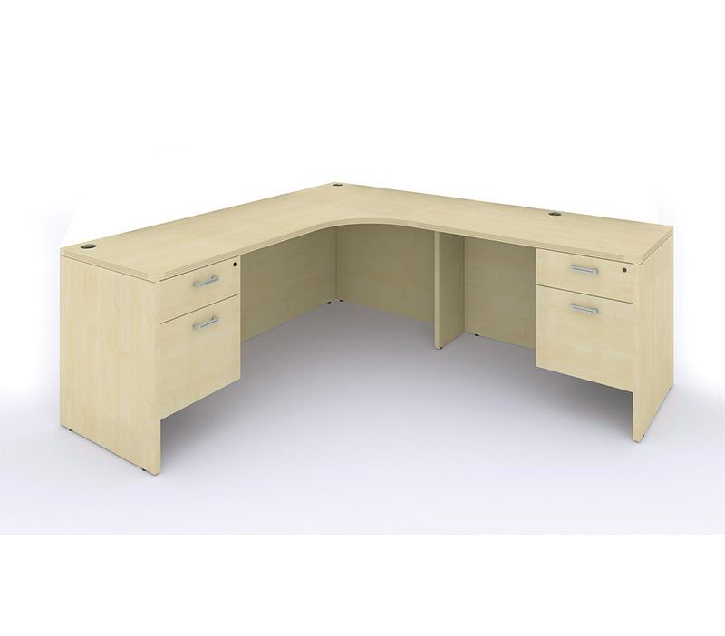 Maple L-Shape Corner Desk. Office Furniture located in Mission Viejo, Orange County, CA 33.619850, -177.680500