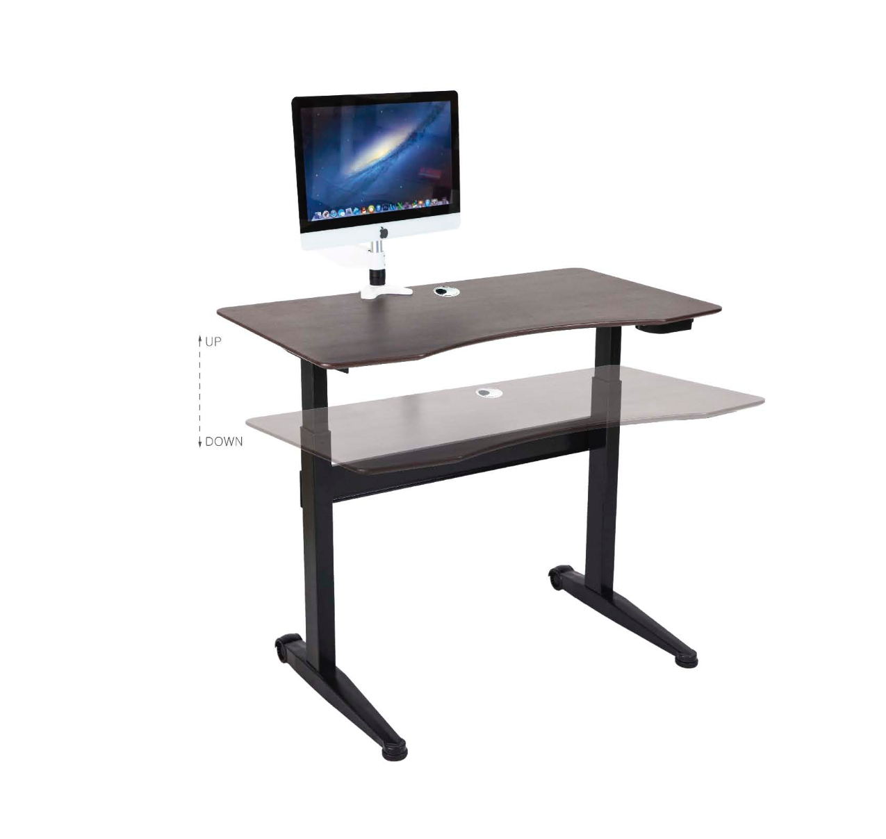 4 Foot Wide Height Adjustable Table. Office Furniture located in Mission Viejo, Orange County, CA 33.619850, -177.680500