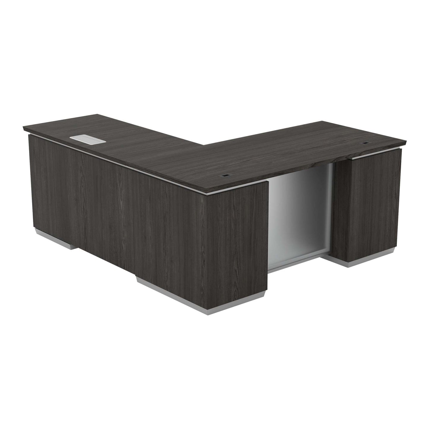 Tuxedo Series L-Shape Double Pedestal Desk. Office Furniture located in Mission Viejo, Orange County, CA 33.619850, -177.680500