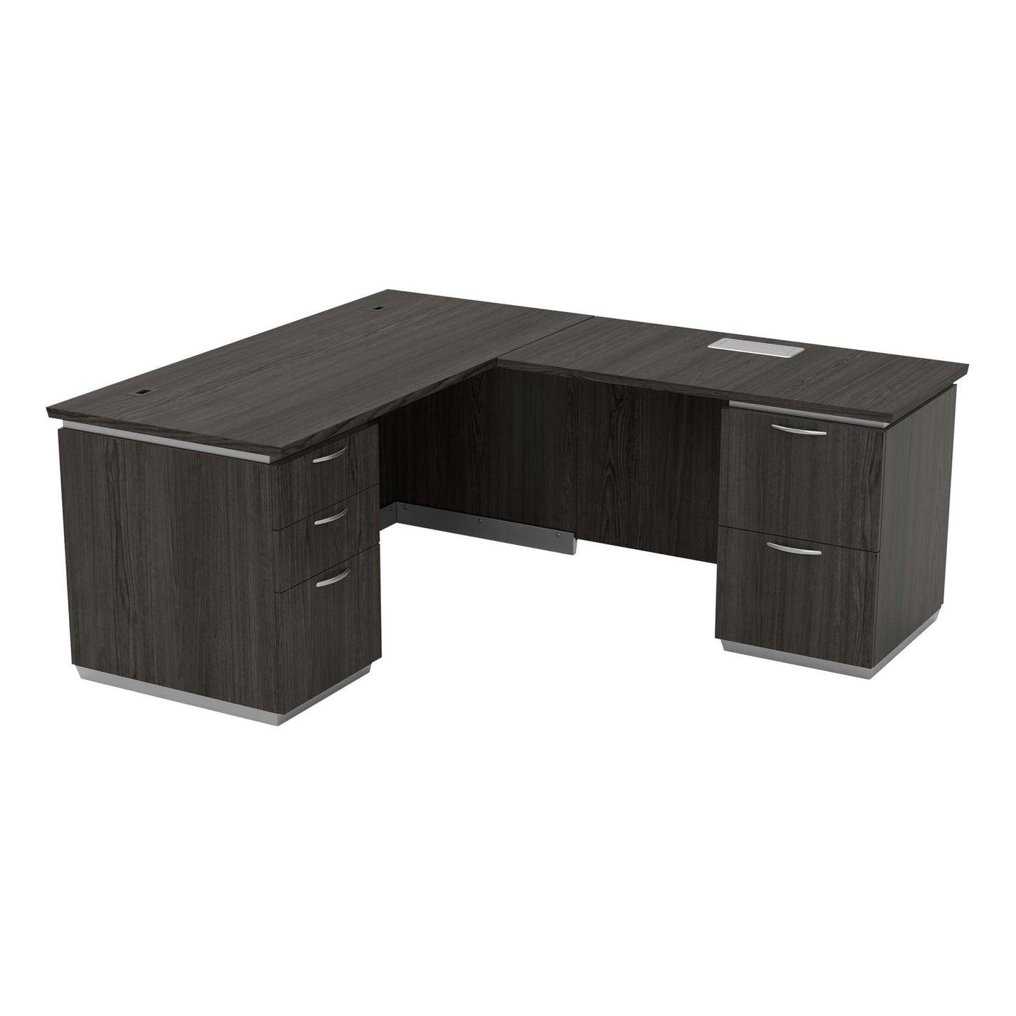 Tuxedo Series L-Shape Double Pedestal Desk. Office Furniture located in Mission Viejo, Orange County, CA 33.619850, -177.680500