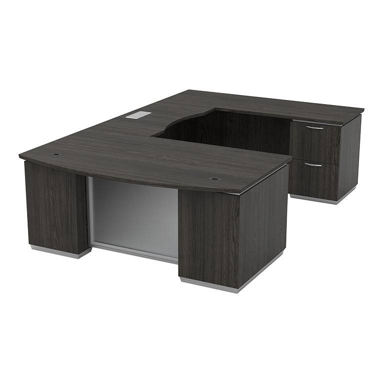 Tuxedo Series Bowfront U Shape Desk. Office Furniture located in Mission Viejo, Orange County, CA 33.619850, -177.680500