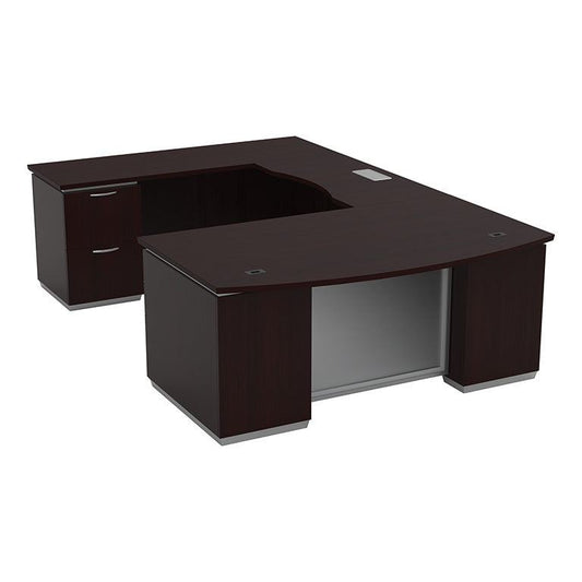 Tuxedo Series Bowfront U Shape Desk. Office Furniture located in Mission Viejo, Orange County, CA 33.619850, -177.680500