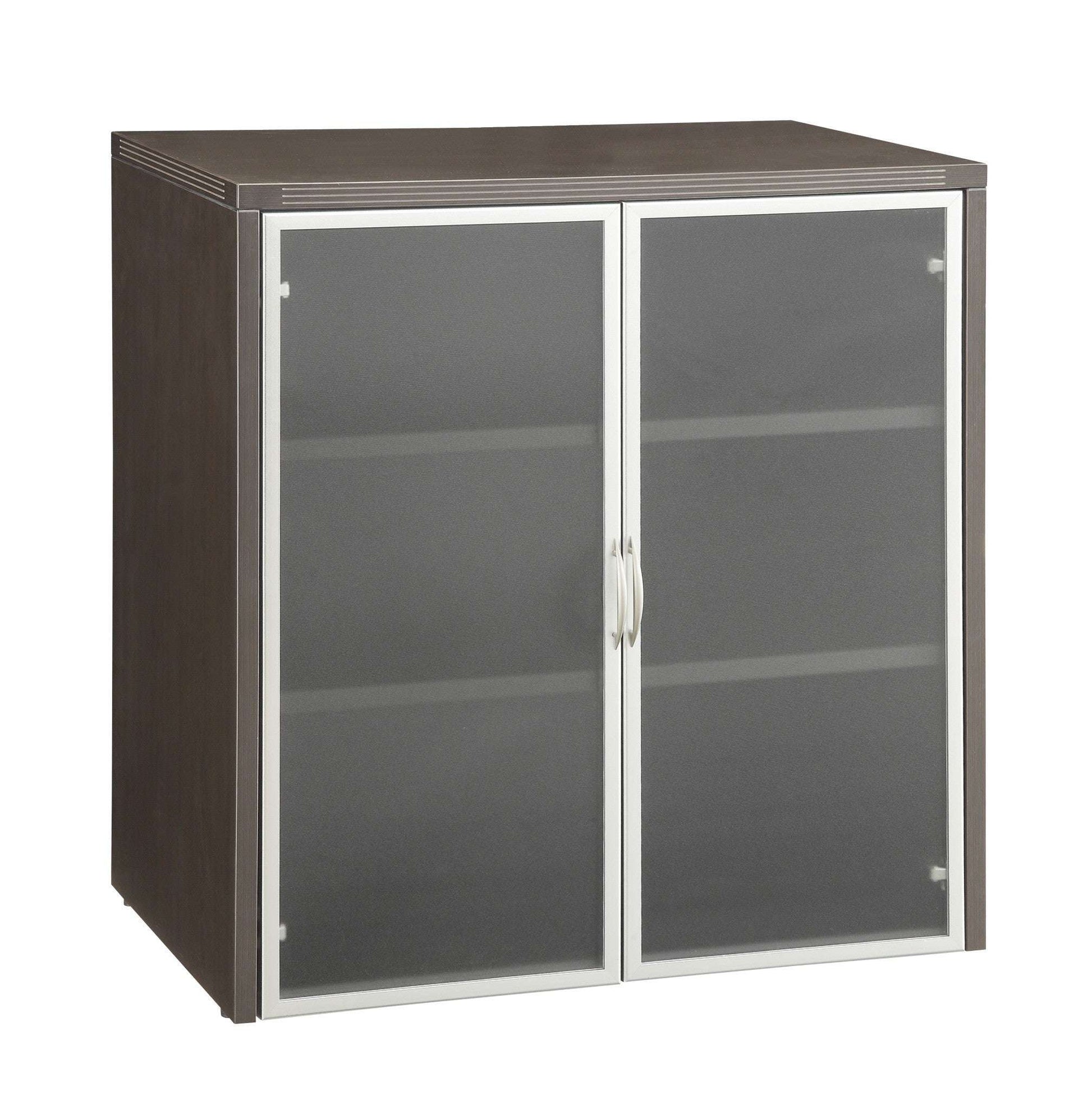 Napa 37"H Storage Cabinet w - Glass. Office Furniture located in Mission Viejo, Orange County, CA 33.619850, -177.680500