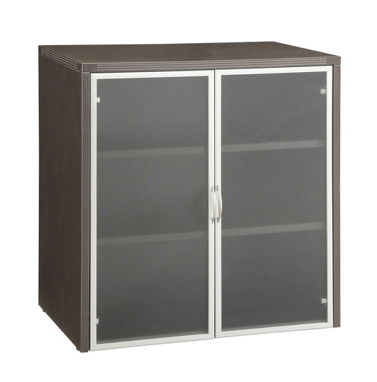 Napa 37"H Storage Cabinet w - Glass. Office Furniture located in Mission Viejo, Orange County, CA 33.619850, -177.680500