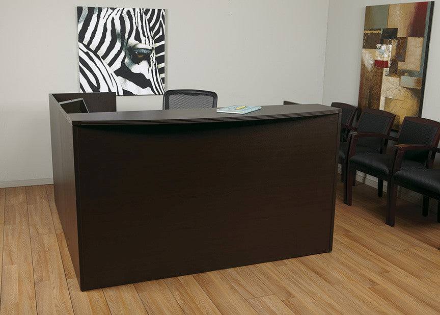 Napa Reception Desk w return. Office Furniture located in Mission Viejo, Orange County, CA 33.619850, -177.680500