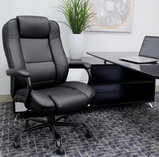 Heavy Duty Leather Chair. Office Furniture located in Mission Viejo, Orange County, CA 33.619850, -177.680500