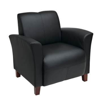 Bonded Leather Breeze Club Chair 