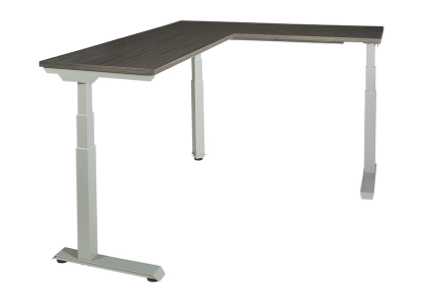 Ascend Height Adjustable L Shape Table - 3 Stage 33.619850, -177.680500 