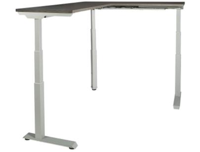 Ascend Height Adjustable L Shape Table - 3 Stage 33.619850, -177.680500