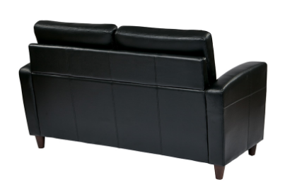 Loveseat w Espresso Finish Legs - by Office Star Products