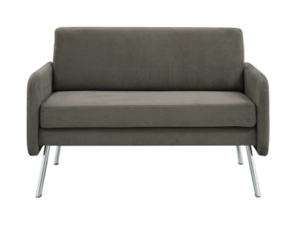 Loveseat w Chrome Finish Legs - by Office Star Products