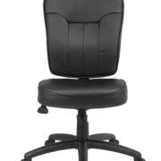 Boss Black Leather Task Chair