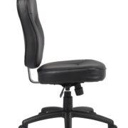 Boss Black Leather Task Chair