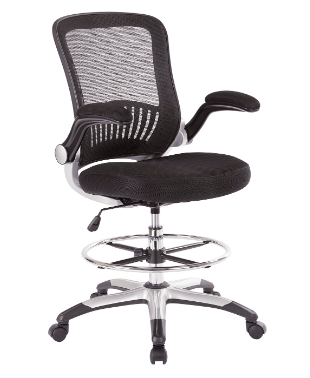 MESH BACK DRAFTING CHAIR