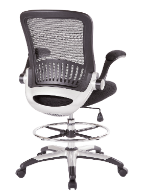 MESH BACK DRAFTING CHAIR