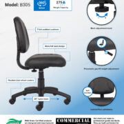 Boss Black Posture Chair