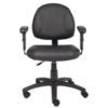 Boss Black Posture Chair W/ Adjustable Arms