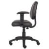 Boss Black Posture Chair W/ Adjustable Arms