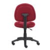Boss Perfect Posture Deluxe Office Task Chair without Arms, Burgundy