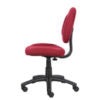 Boss Perfect Posture Deluxe Office Task Chair without Arms, Burgundy