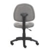 Boss Perfect Posture Deluxe Office Task Chair without Arms, Grey