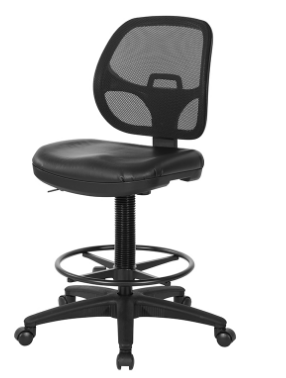 DELUXE MESH BACK DRAFTING CHAIR