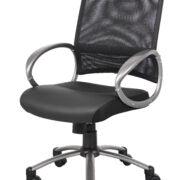 Boss Mesh Back W/ Pewter Finish Task Chair