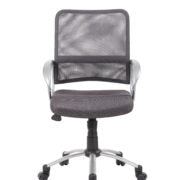 Boss Mesh Back W/ Pewter Finish Task Chair